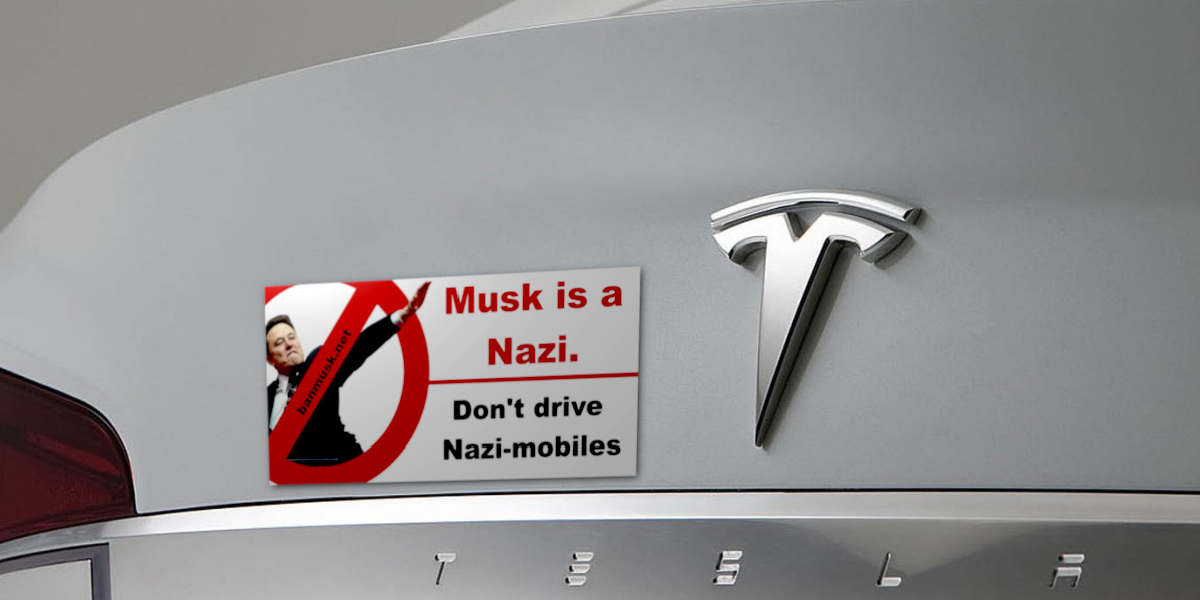 Stickers for Tesla cars and superchargers